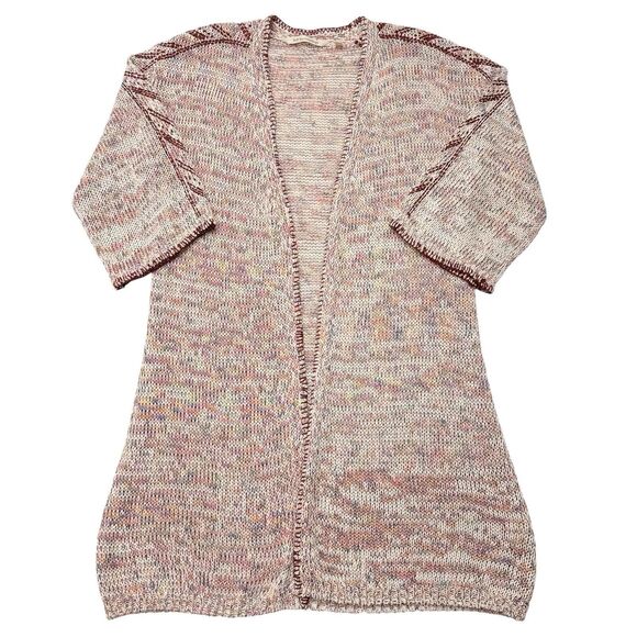 Soft Surroundings Sweater Size Medium‎ Short Sleeve Duster Cardigan Knit Crochet - Picture 1 of 7